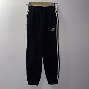 Adidas Fleece Black Pants kids size medium(10/12)